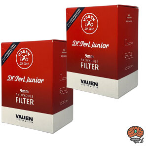 2x Dr. Perl Junior Aktivkohle Pfeifenfilter / Filter, 9mm, JUMAX-Box à 180 Stück