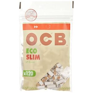 OCB Organic Slim Drehfilter Feinfilter 10 x 120 Filter, Eindrehfilter 6mm