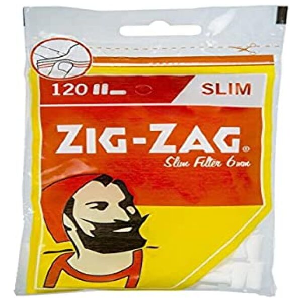 Zig-Zag Slim Filter 6mm | 34 Beutel je 120 Filter
